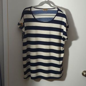 Lavish striped top